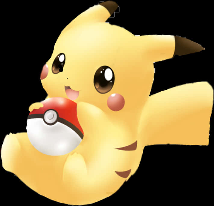 皮卡丘與 Poké球 壁紙