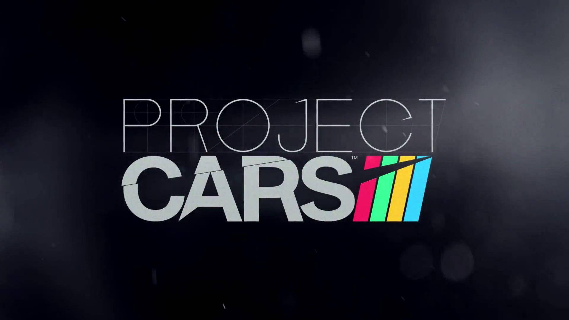 Project Cars 3 電玩遊戲標誌，在深色背景上帶有彩色條紋。 — Project Cars 2 壁紙