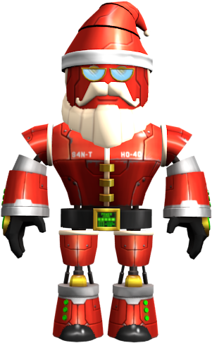 機器人聖誕老人虛擬形象 Roblox 壁紙
