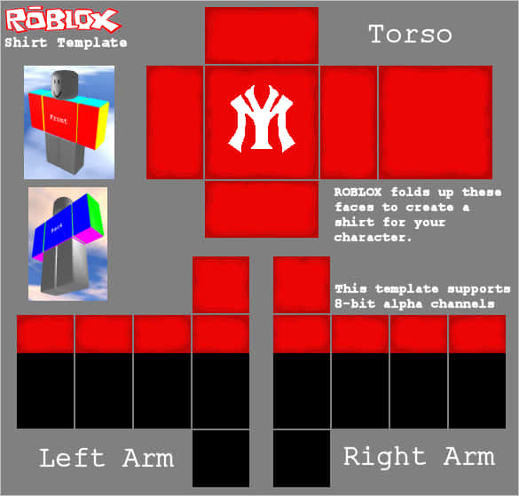 Roblox 衣服模板指南 壁紙