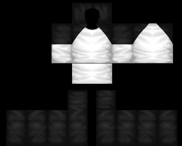 Roblox 衣服模板 黑白