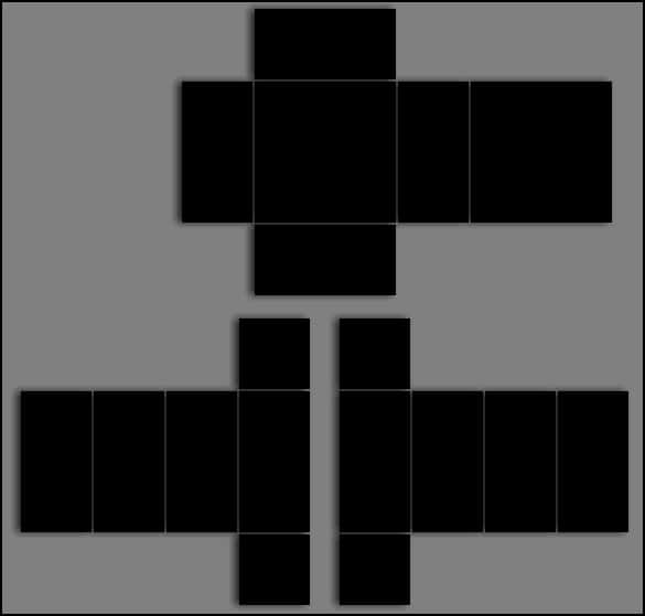 Roblox 衣服模板佈局