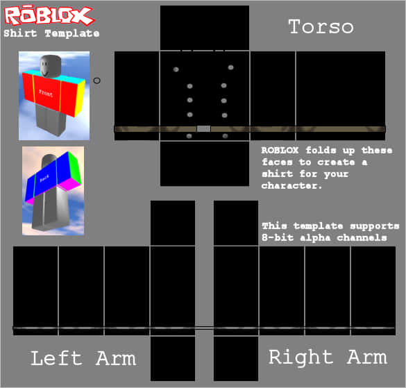 Roblox 衣服模板指南