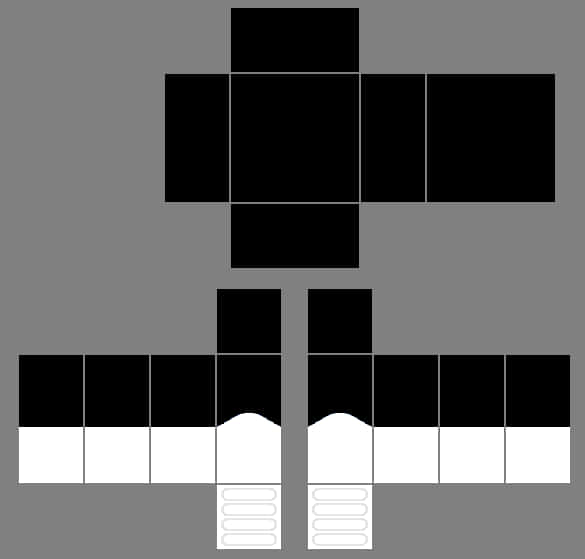 Roblox經典設計T恤模板 壁紙