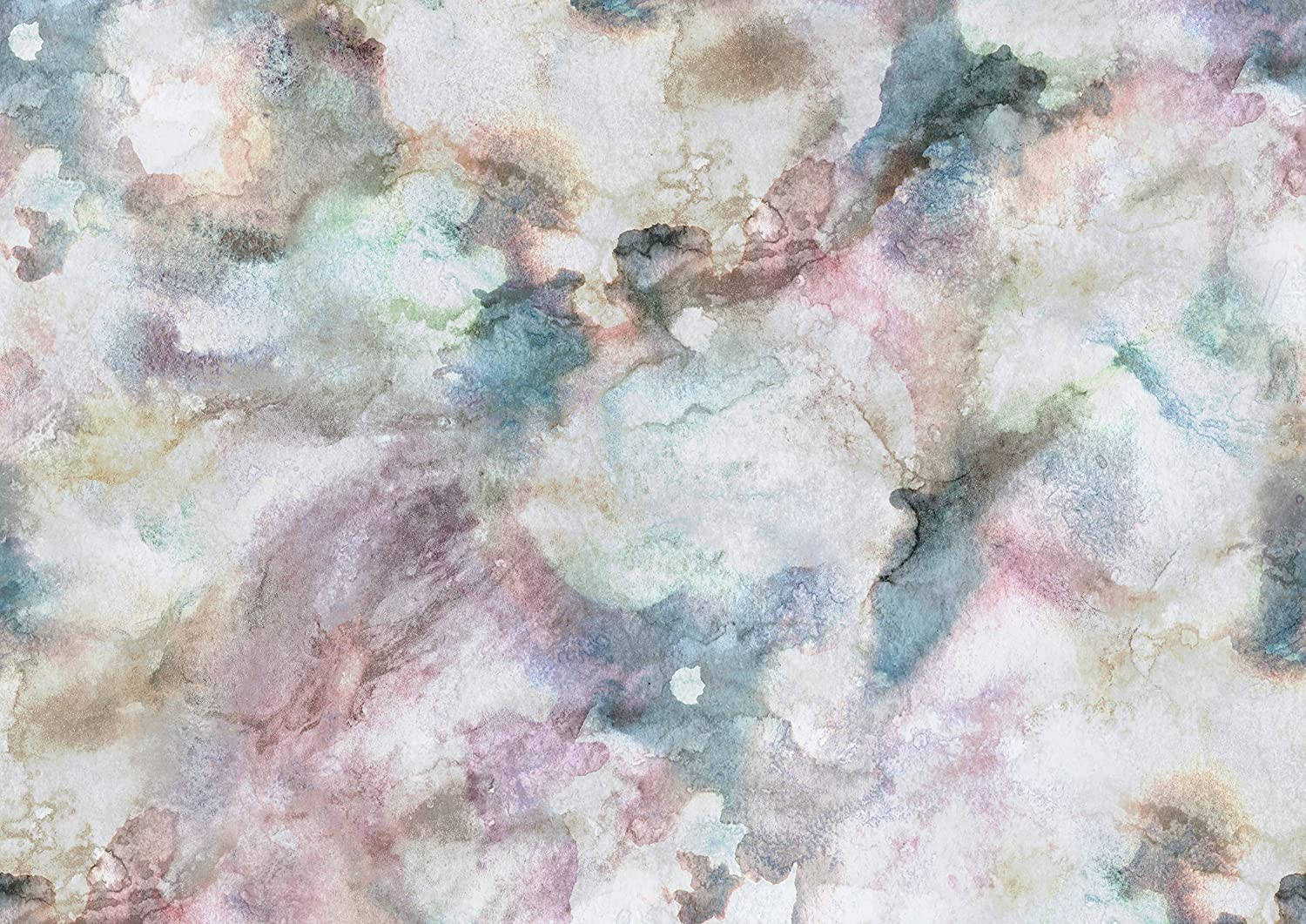 混合柔和色彩的抽象水彩藝術品，帶有柔和紋理。 — Pastel 壁紙