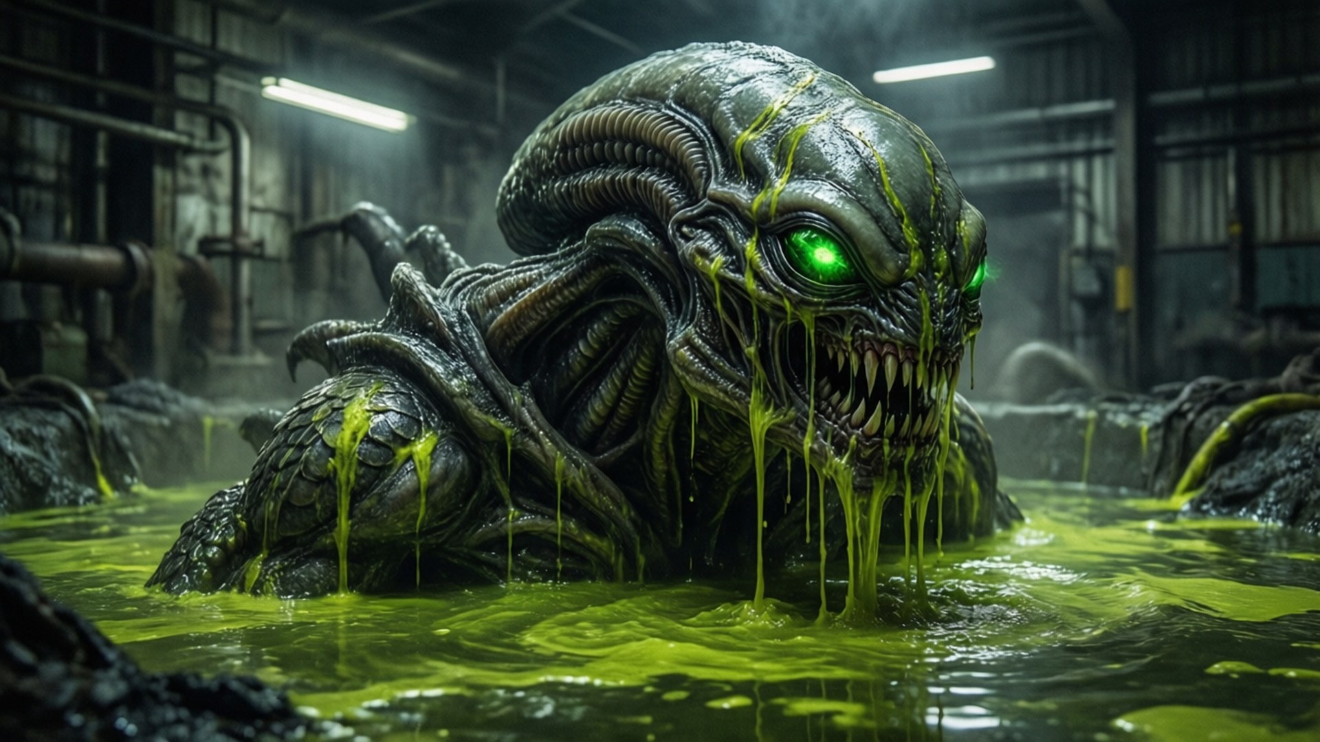 SCP-682 毒液巢穴 壁紙