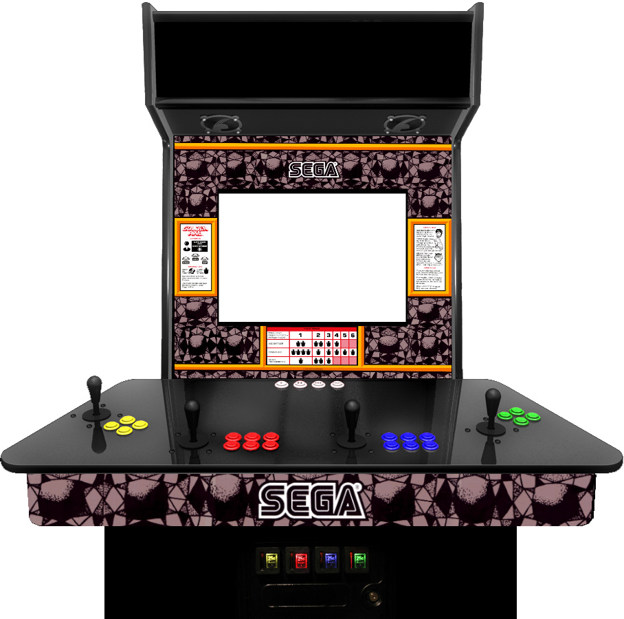 Sega 遊戲機空螢幕 壁紙