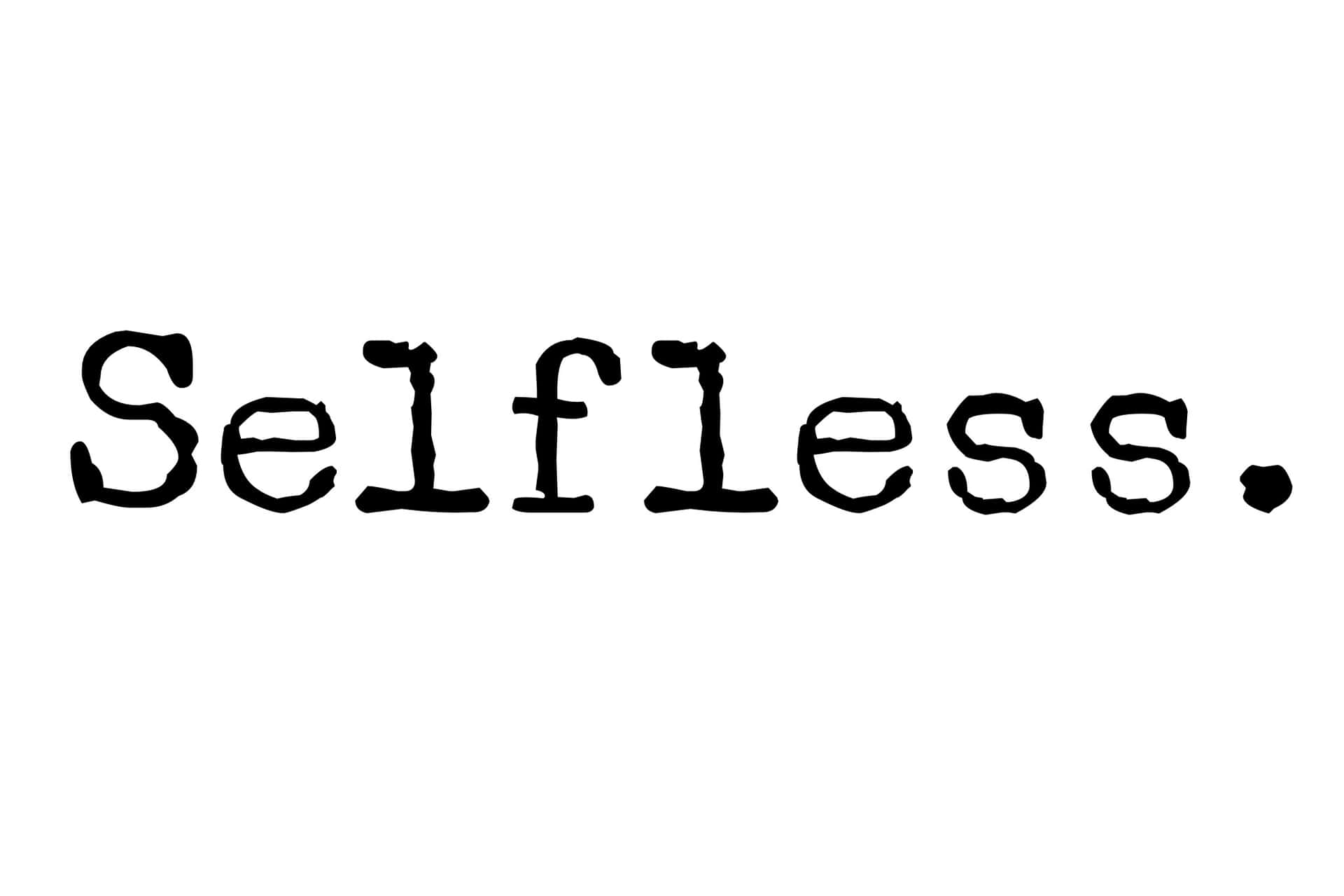 純白色背景上粗體黑色刷筆文字寫著「Selfies.」。 — 字型 GIF 壁紙