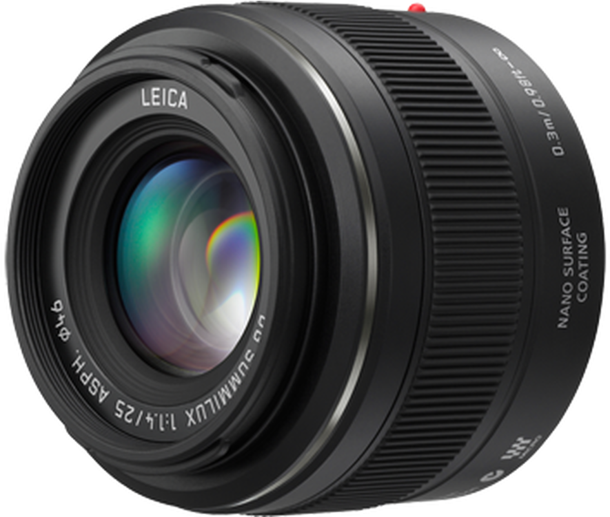 黑色Leica相機鏡頭特寫，帶有彩虹反射。 — F1 壁紙