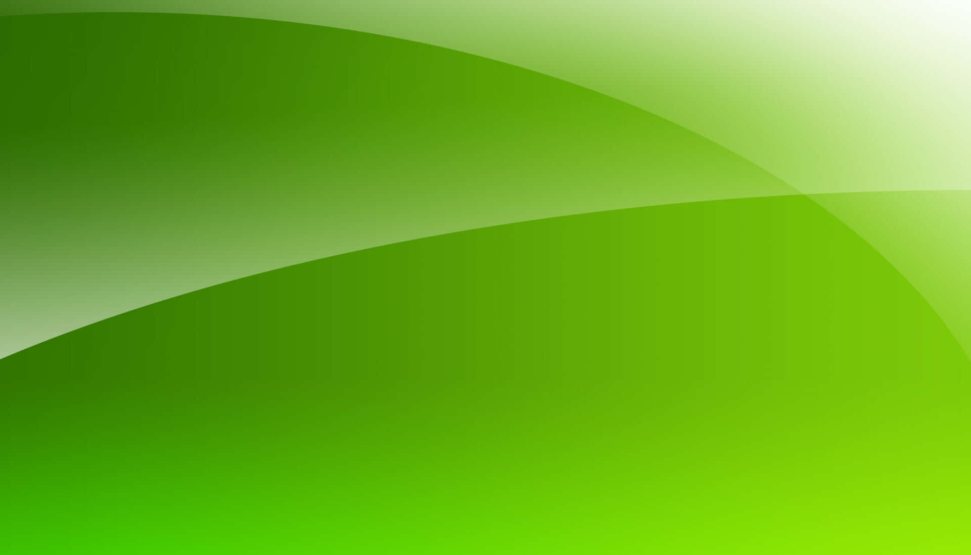 Lime Green 桌布 壁紙 — 平滑漸層的鮮綠色曲線在極簡抽象背景上流動。