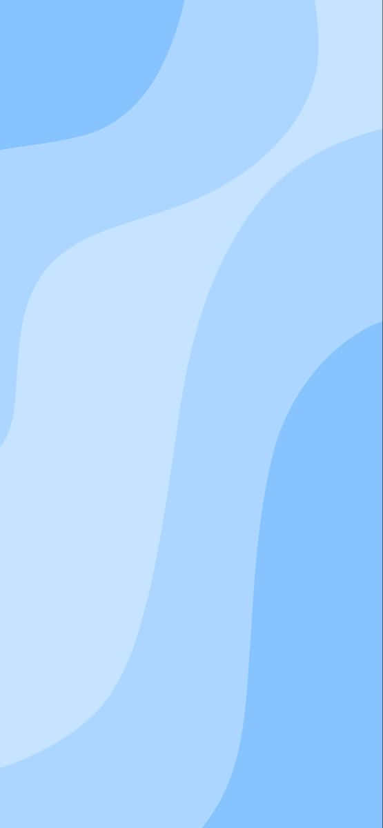  壁紙 — 柔和流動的抽象形狀，以平靜的藍色調營造出寧靜簡約的背景。