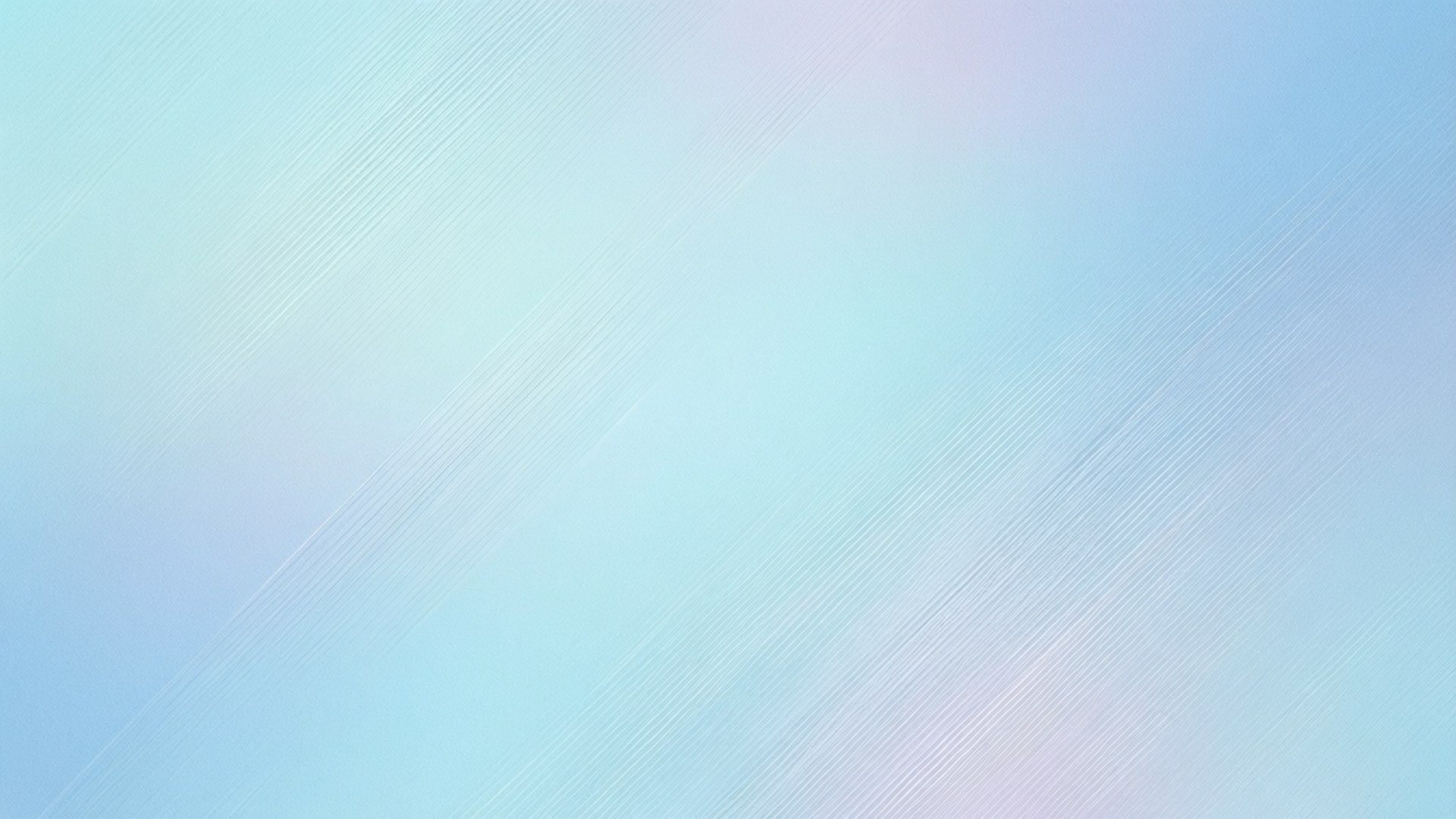 Gradient Lines 壁紙 — 柔和粉彩漸變，帶有對角線筆觸，混合淺藍色、薰衣草色和白色。