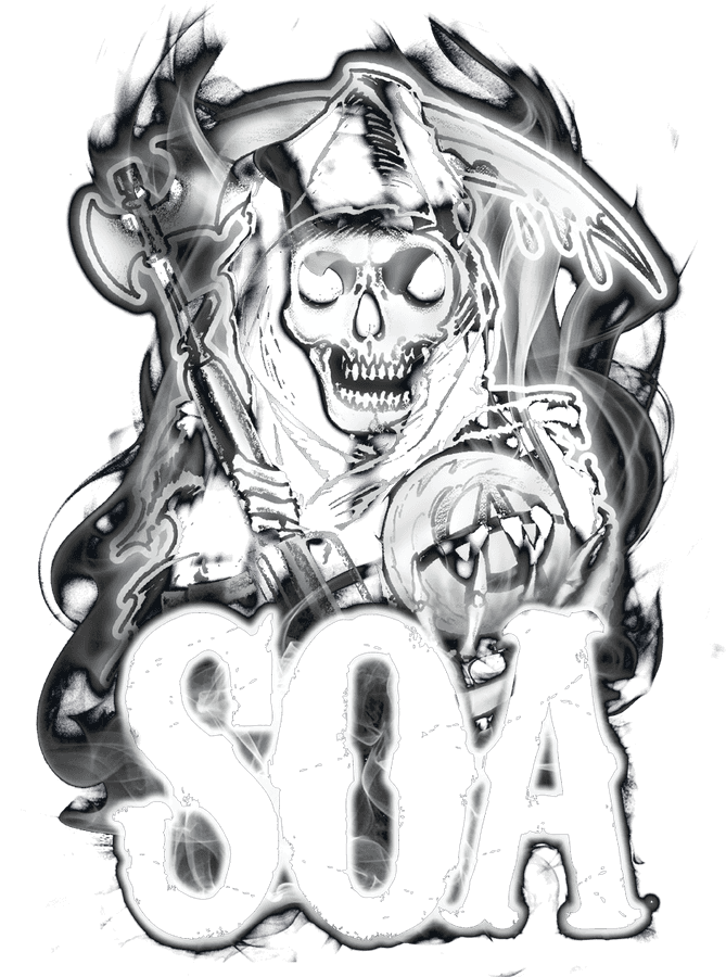 Sons of Anarchy 骷髏頭標誌 壁紙