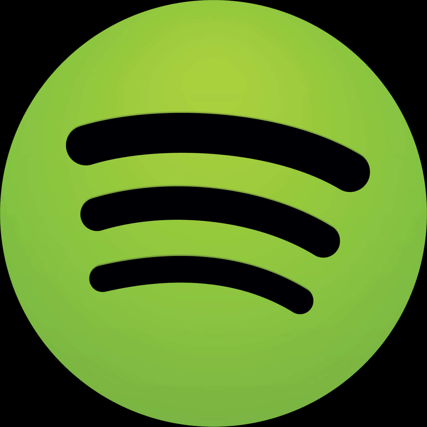 Spotify 標誌綠色背景 壁紙