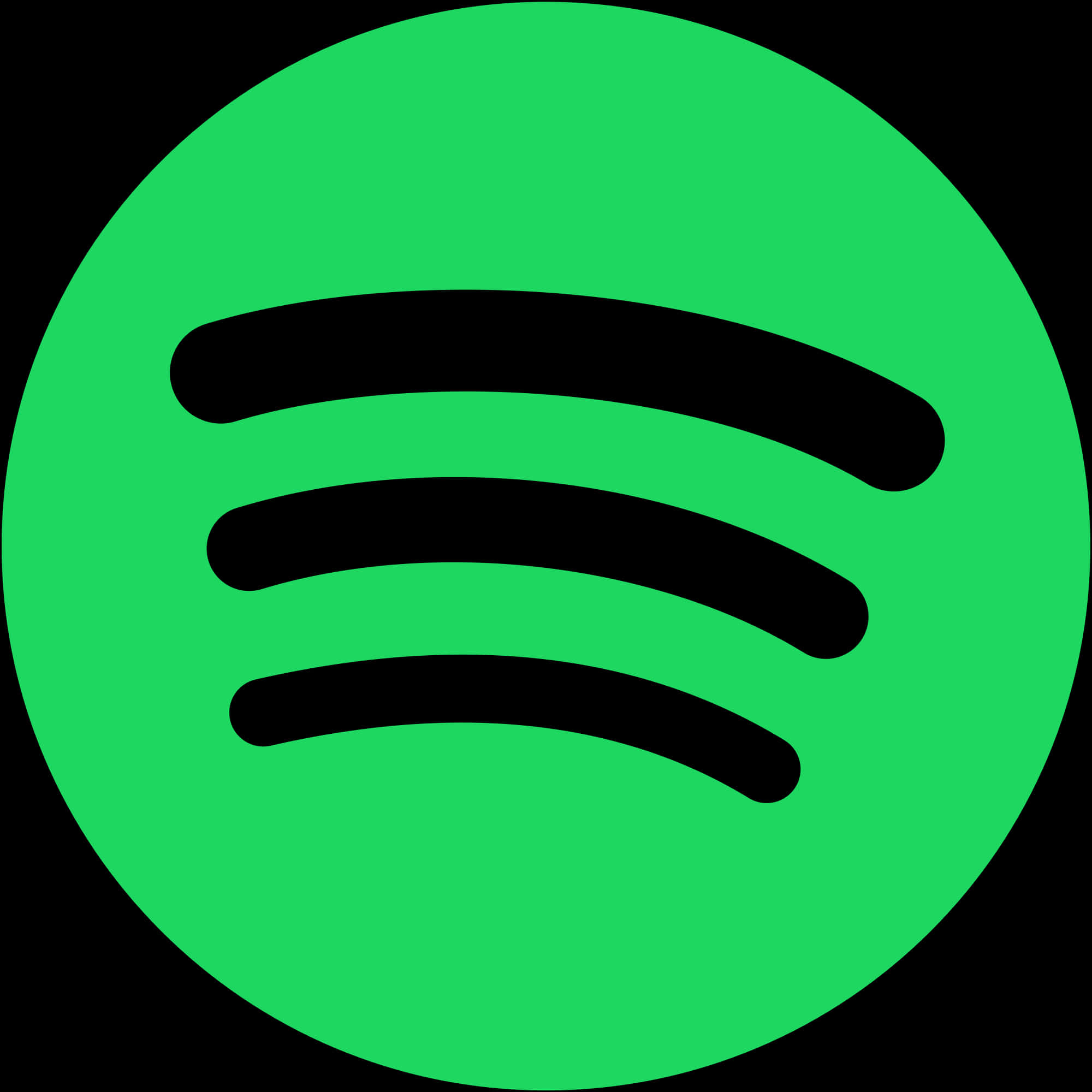 Spotify標誌綠色背景 壁紙