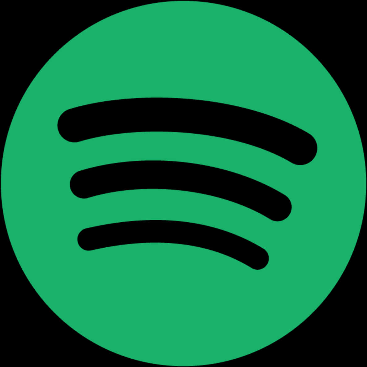 Spotify 標誌綠色背景 壁紙