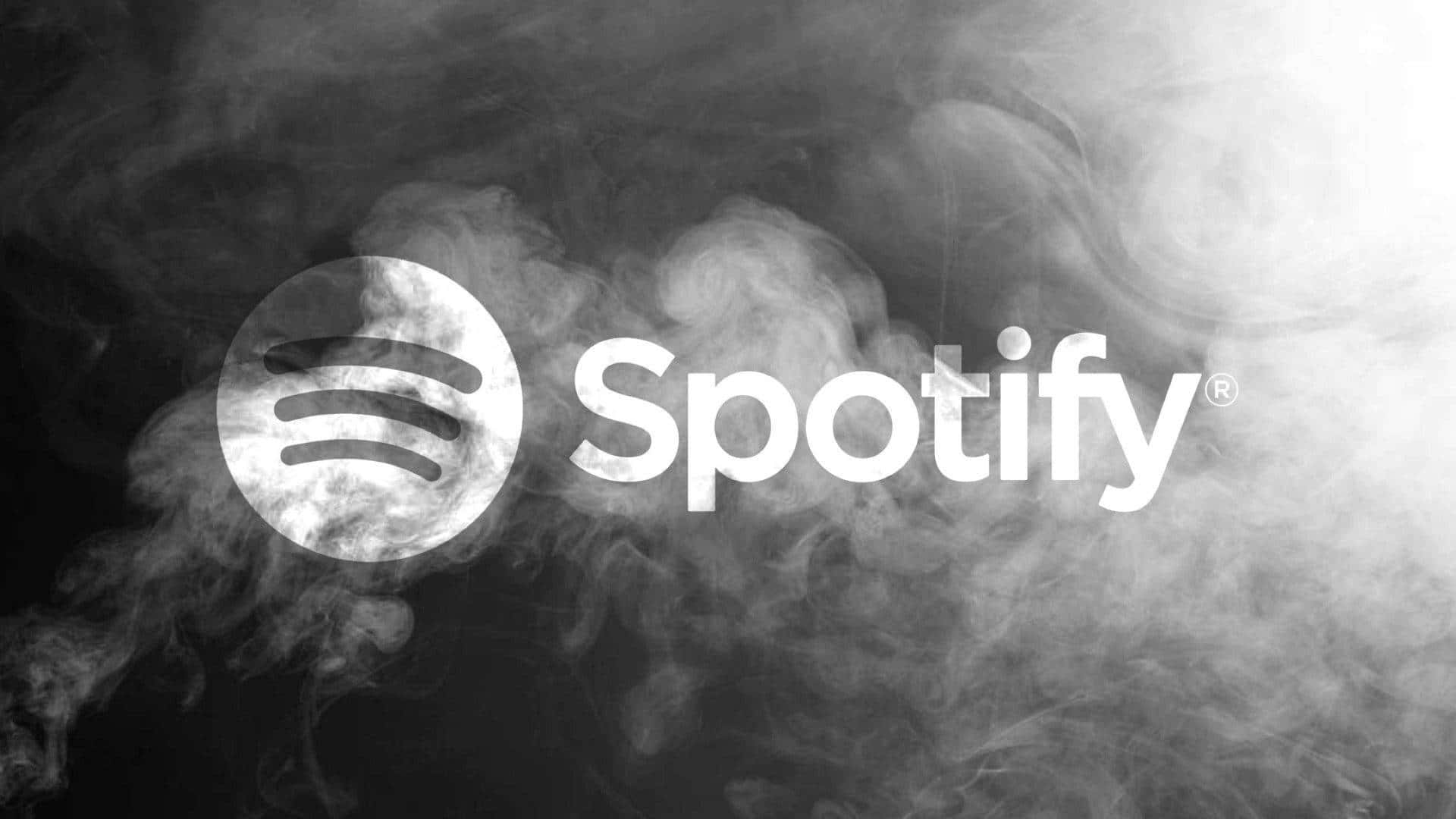 Spotify - 品牌標誌的黑白影像 壁紙