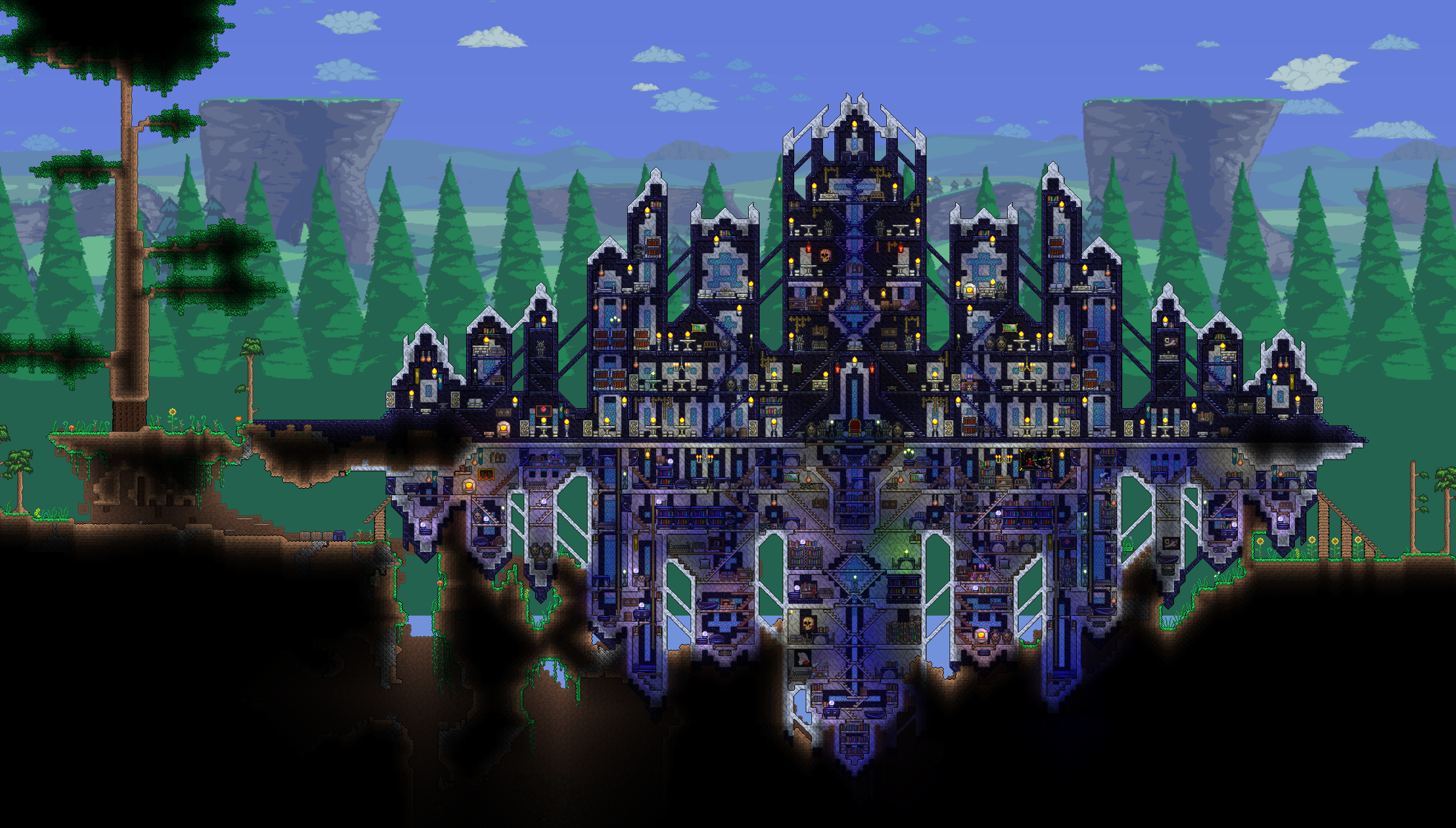 「在《Terraria》中，成為你一直想成為的冒險家」 壁紙