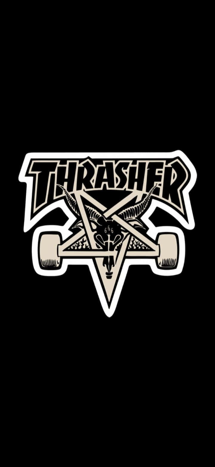 thrasher 標誌貼紙 壁紙