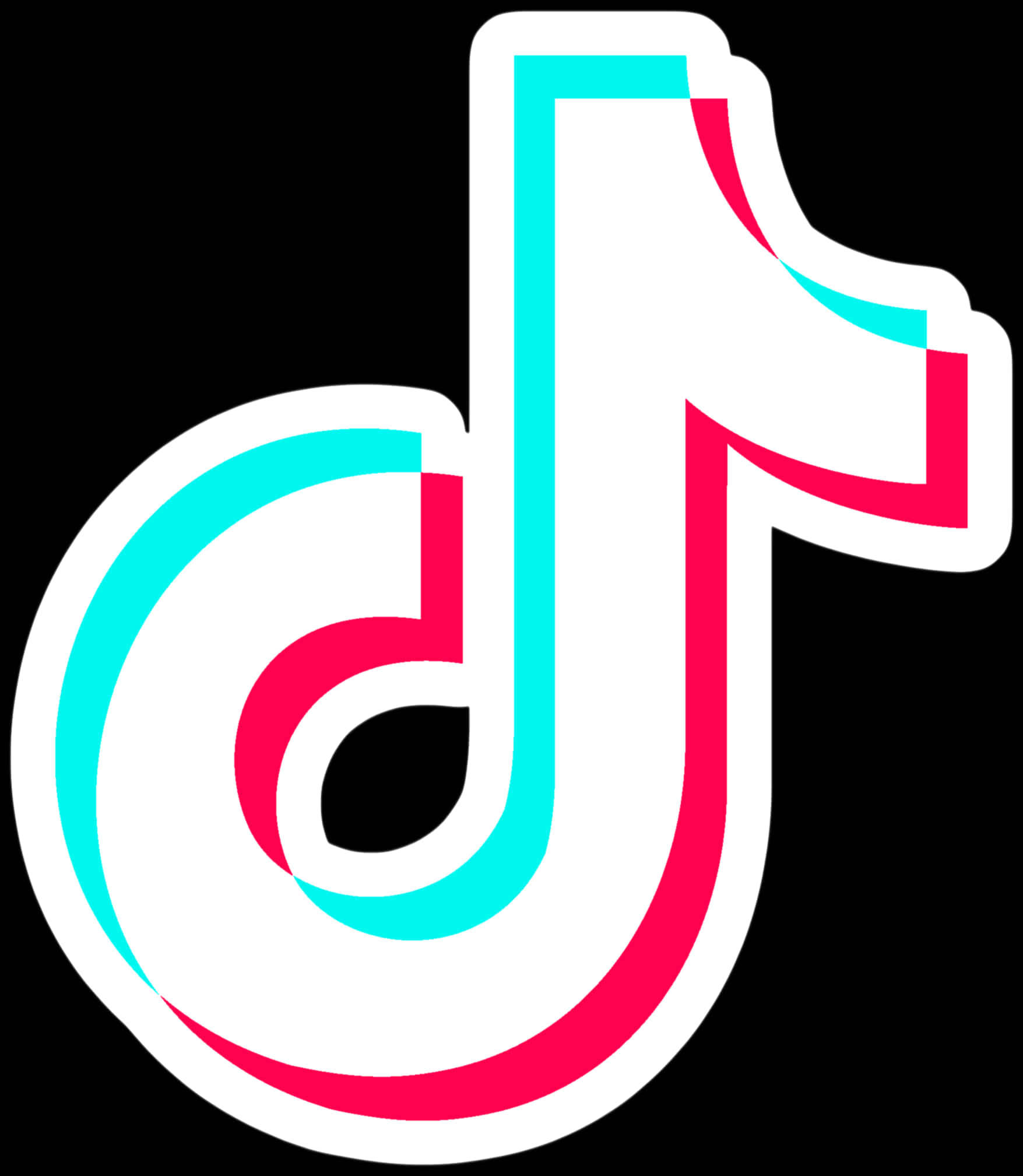 Tik Tok 標誌圖示 壁紙