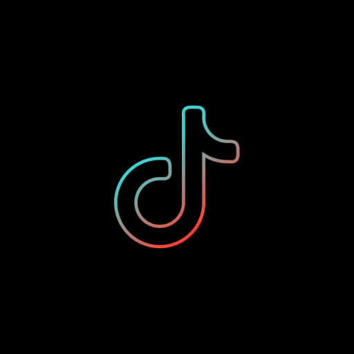 Tik Tok 標誌漸層背景 壁紙