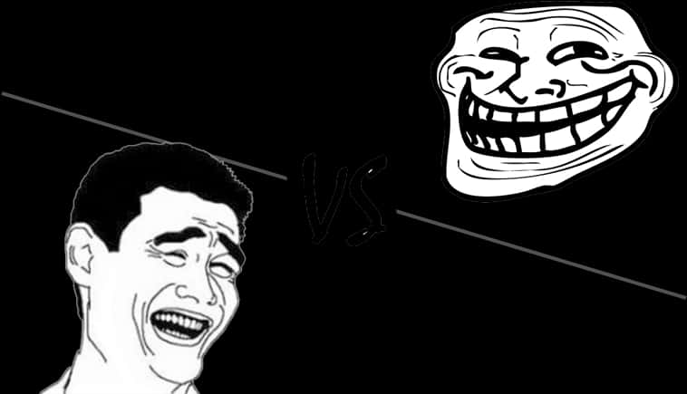 Troll Face 對決姚明迷因 壁紙