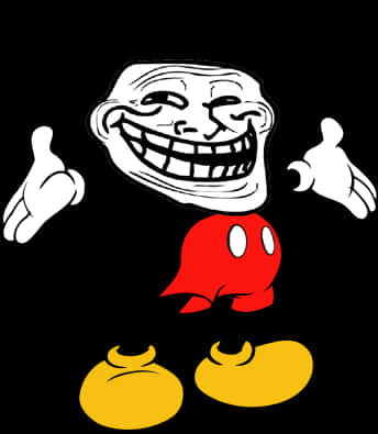 Troll Face 迷因角色向量圖 壁紙