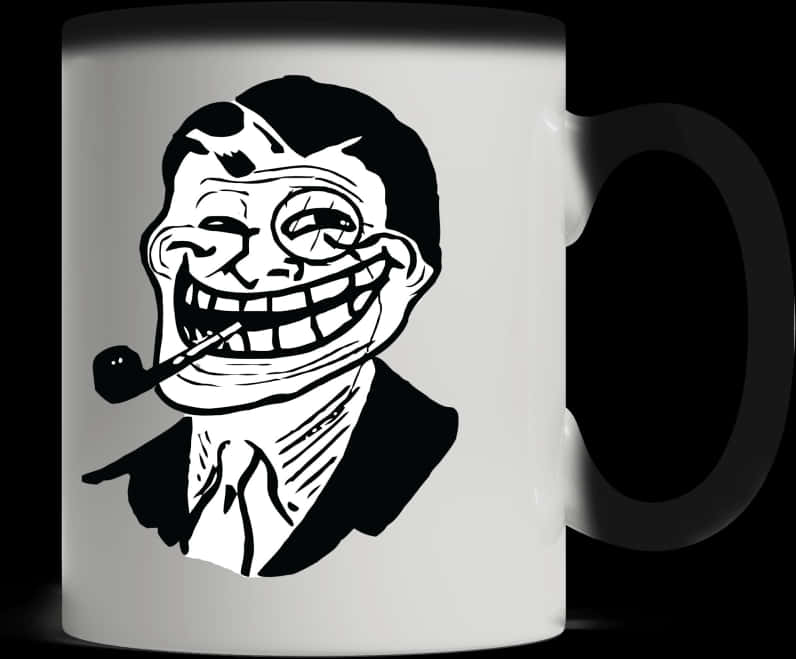 Trollface 迷因咖啡杯 壁紙