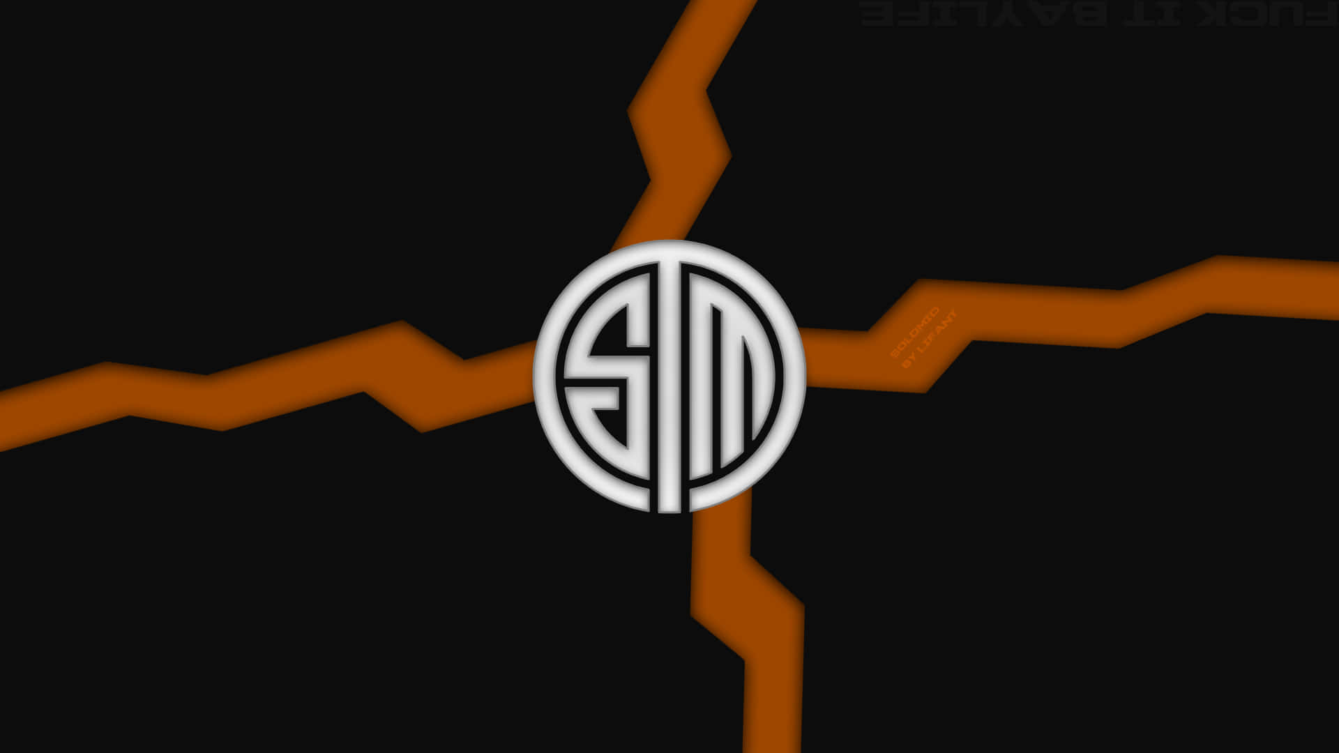 TSM 標誌搭配橙色十字 壁紙