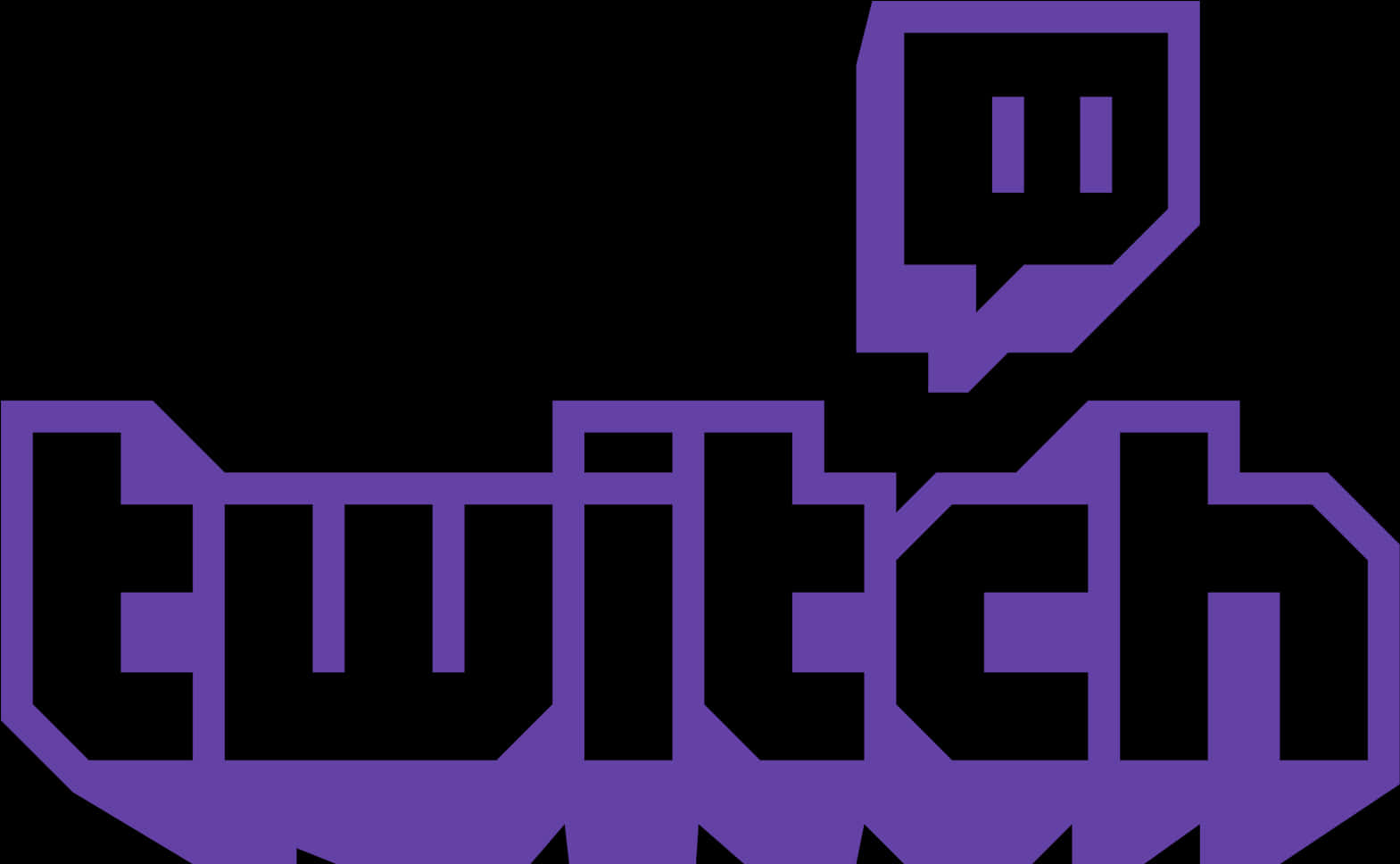 Twitch 標誌紫色背景 壁紙