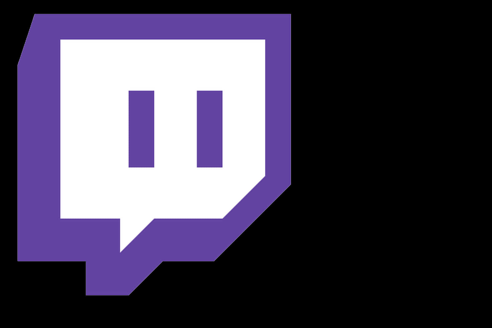 Twitch 標誌紫色背景 壁紙