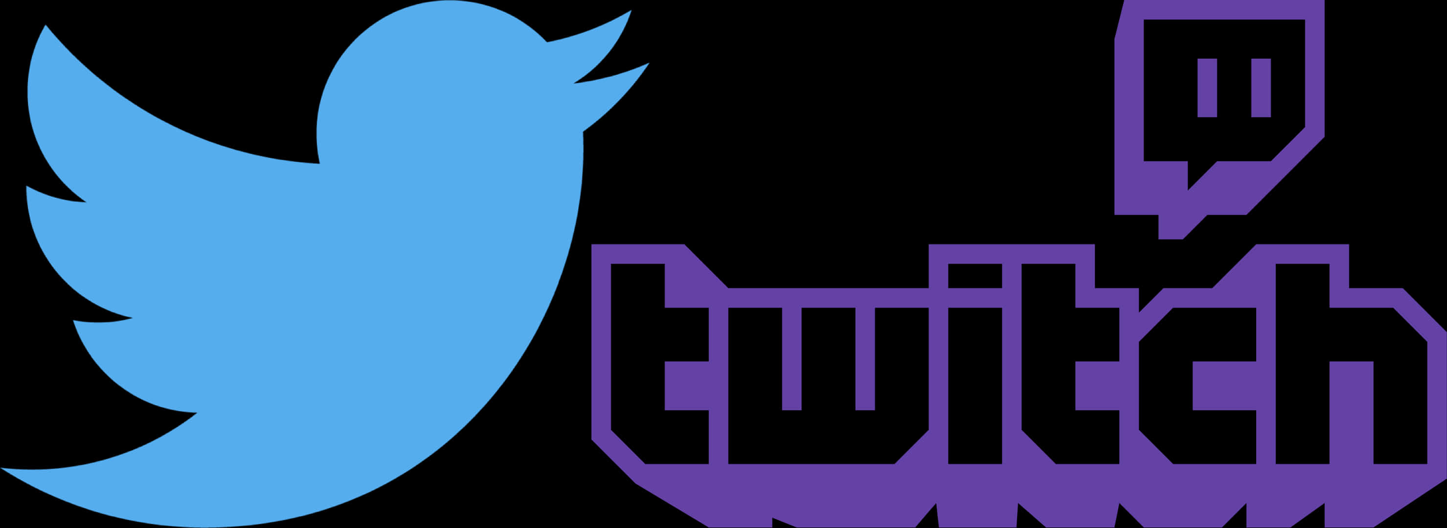 Twitter Twitch 標誌結合 壁紙