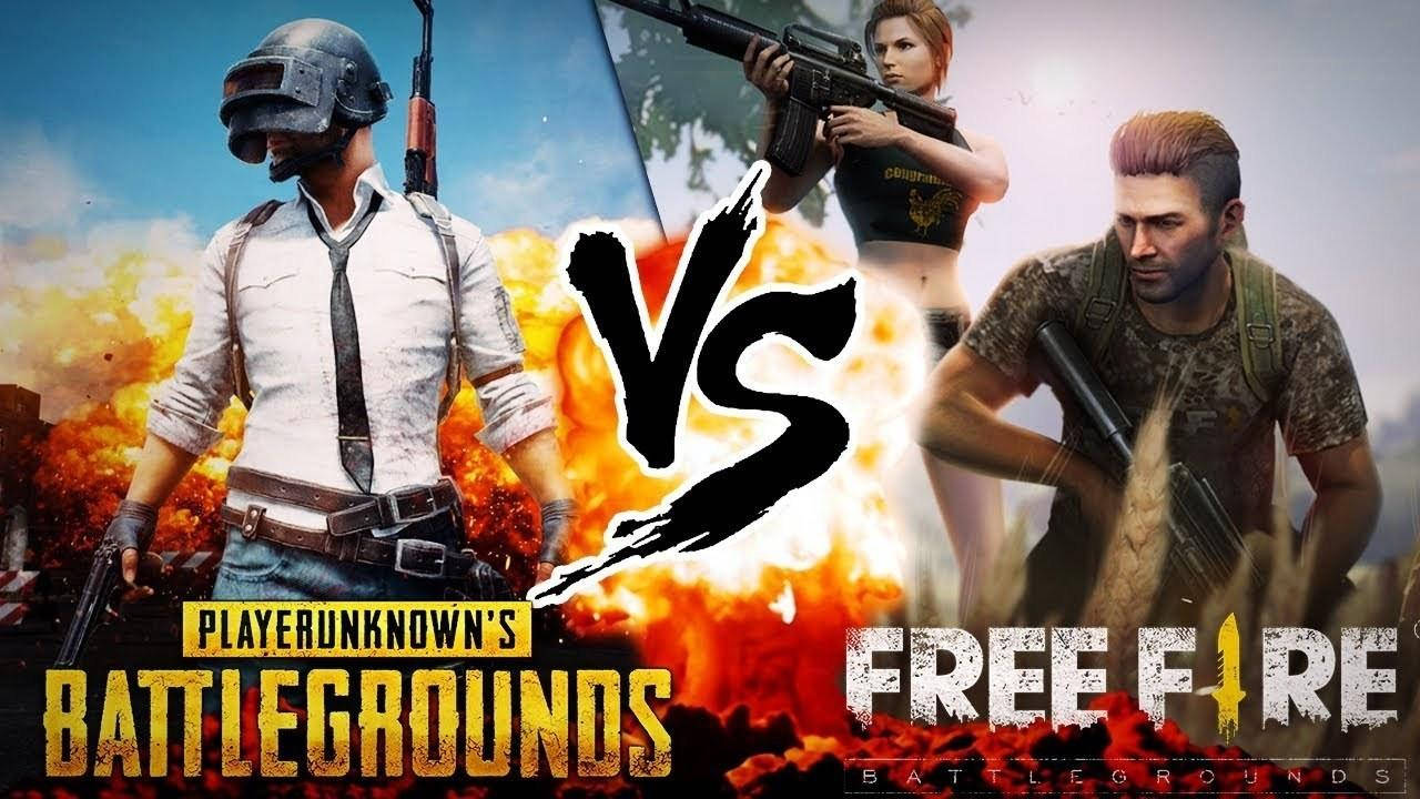 兩個穿著戰鬥裝備的遊戲角色在激烈的對決中對峙。 — Free Fire 壁紙