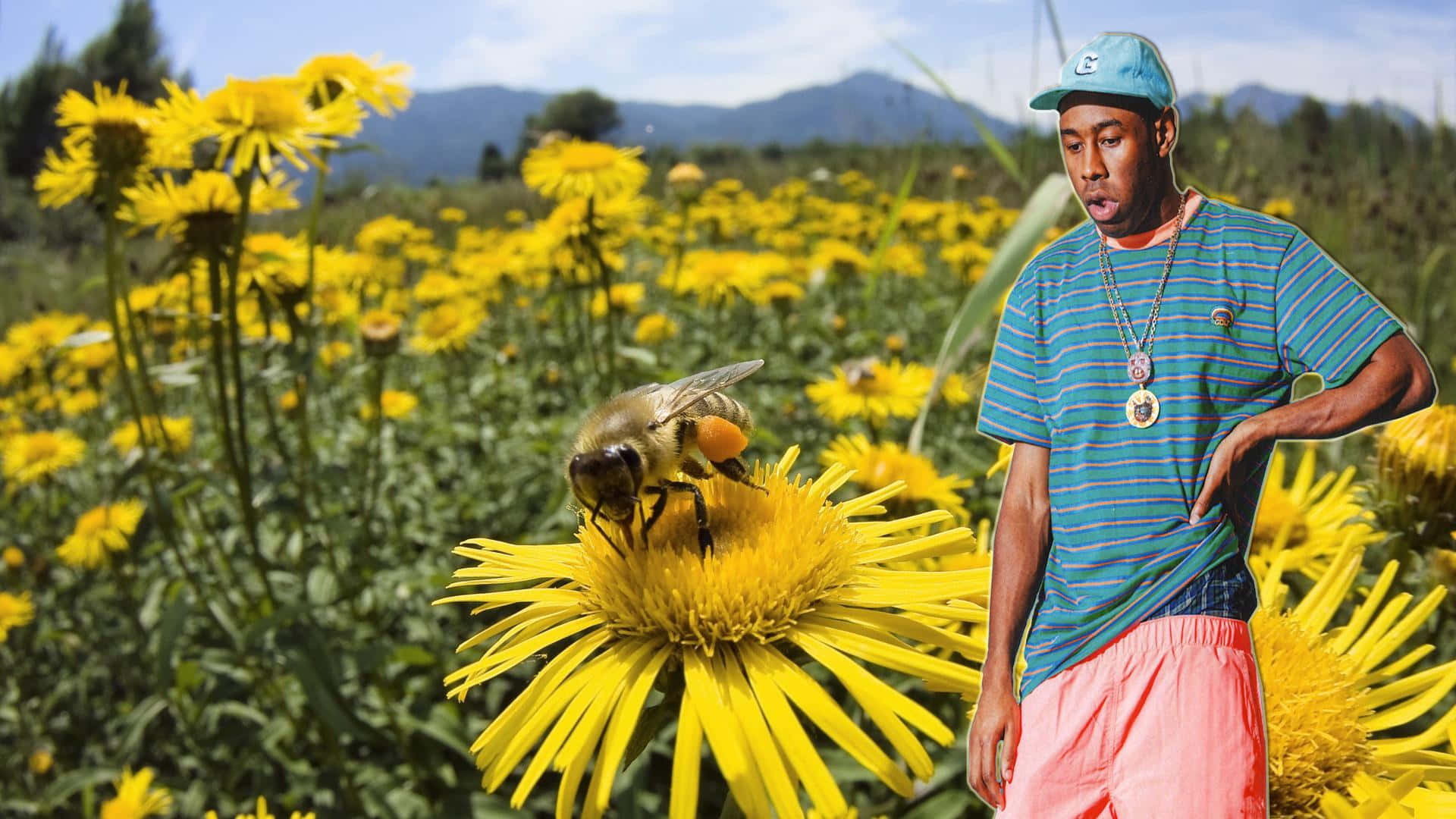 Tyler The Creator 若有所思的表情 壁紙