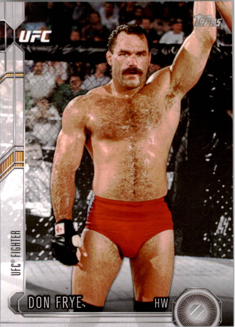 UFC 桌布 壁紙 — UFC拳手Don Frye在八角籠內經過一場艱苦的勝利後，勝利地舉起手臂。