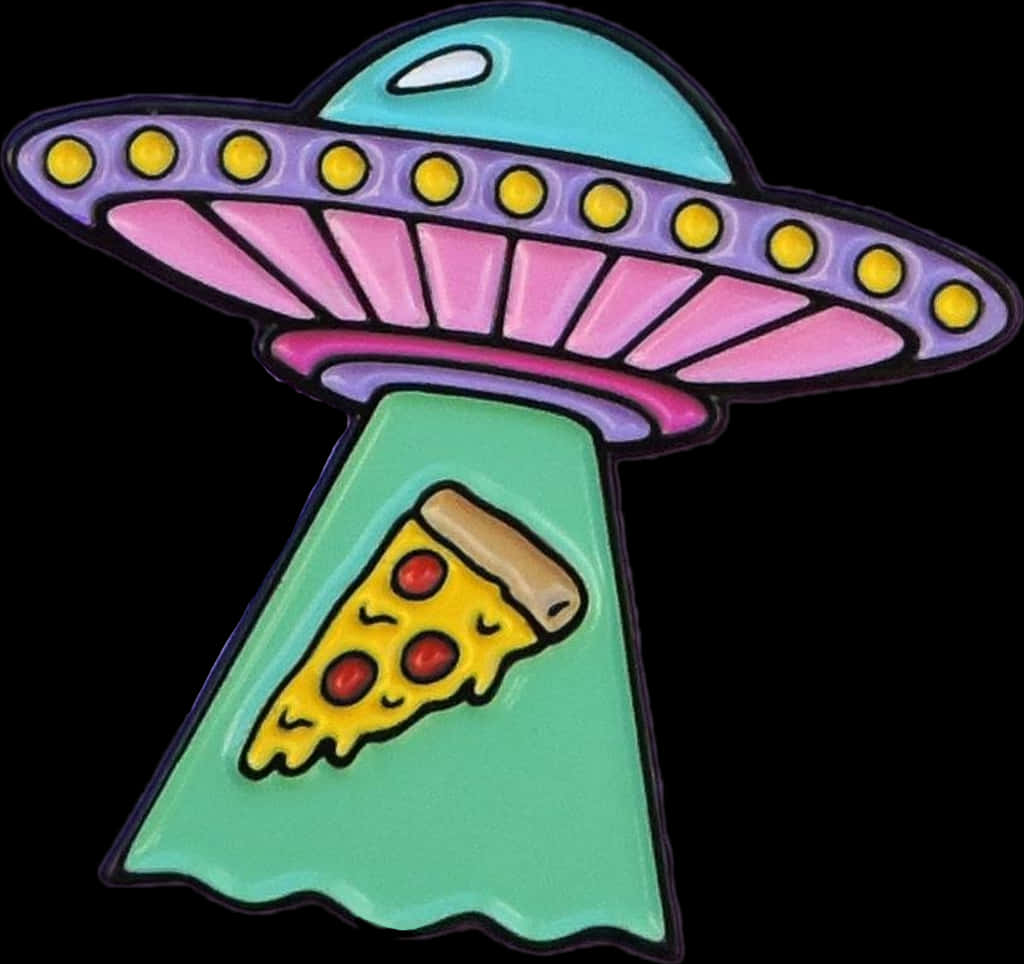 UFO 綁架披薩片 壁紙