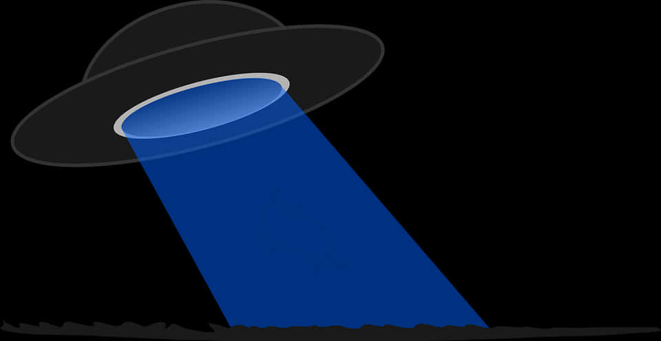 UFO光束插圖 壁紙