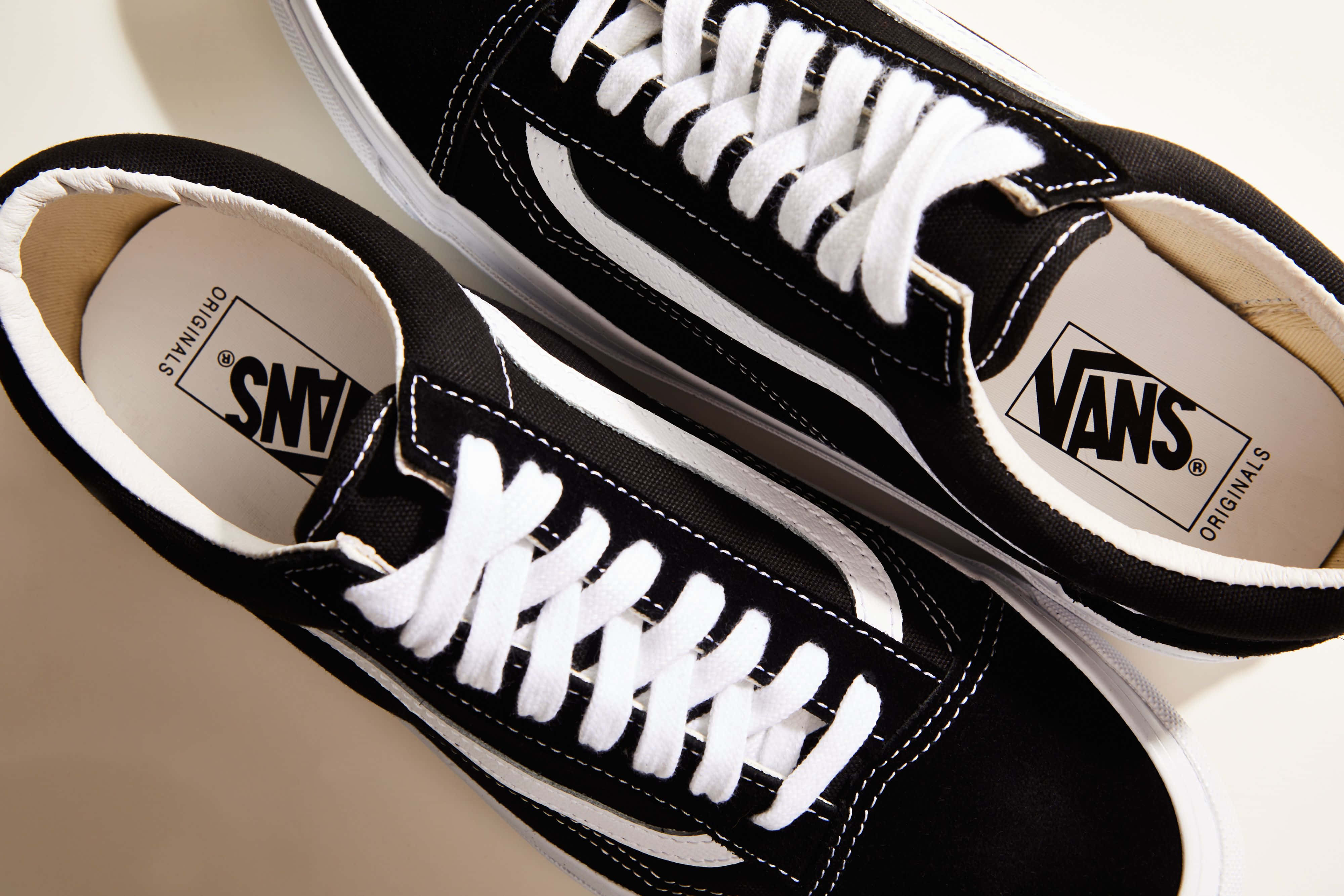 Vans Old Skool - 黑與白 壁紙