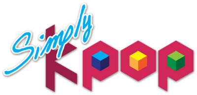 Simply KPOP 標誌，帶有彩色3D立方體和風格化文字。 — K Pop 壁紙