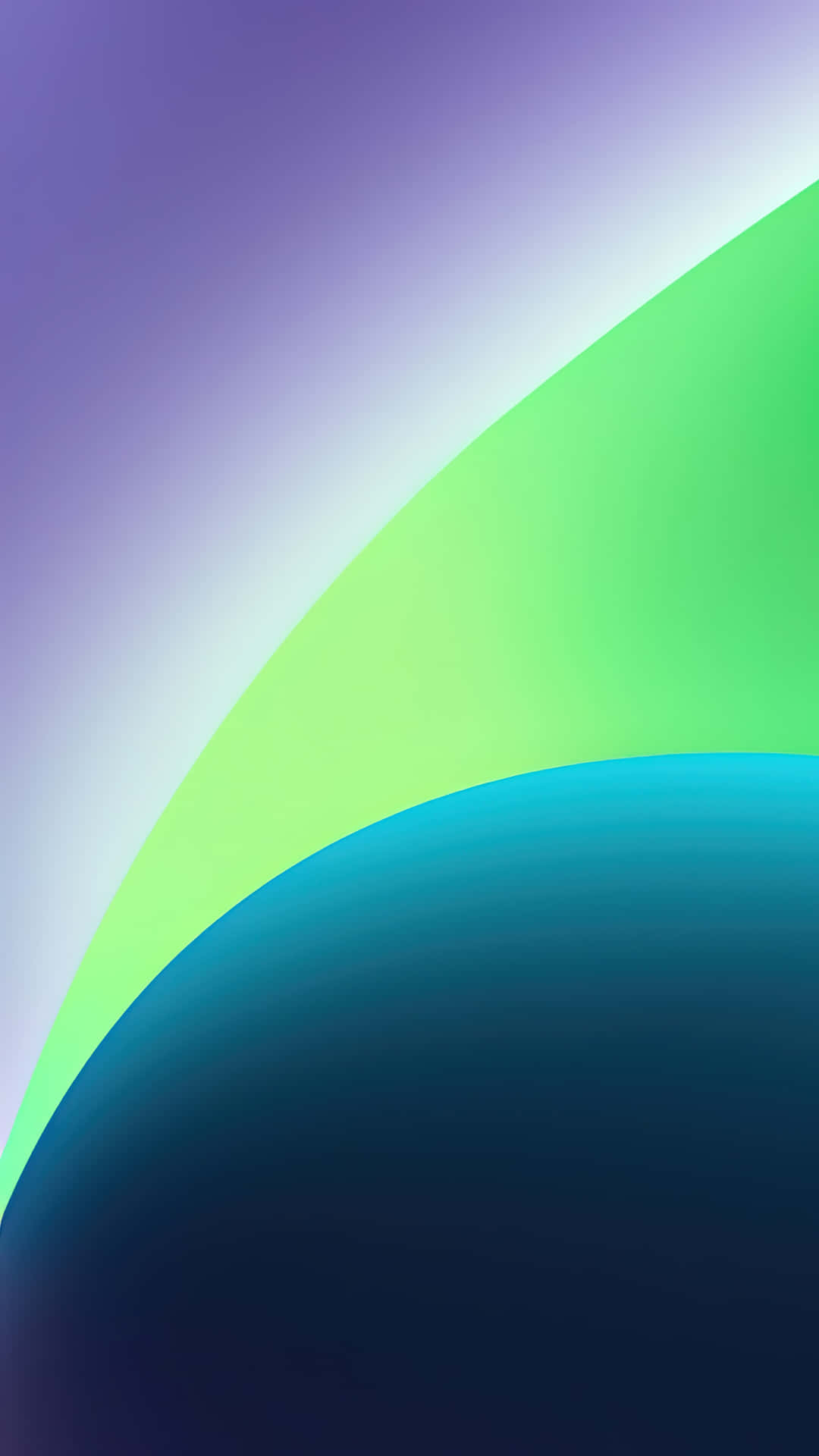  壁紙 — 充滿活力的抽象壁紙，帶有紫色、綠色和藍色的流動漸變，營造出現代數位美學。