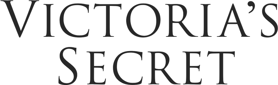 維多利亞的秘密 桌布 壁紙 — Victoria's Secret 標誌以優雅襯線字體顯示在純黑色背景上。