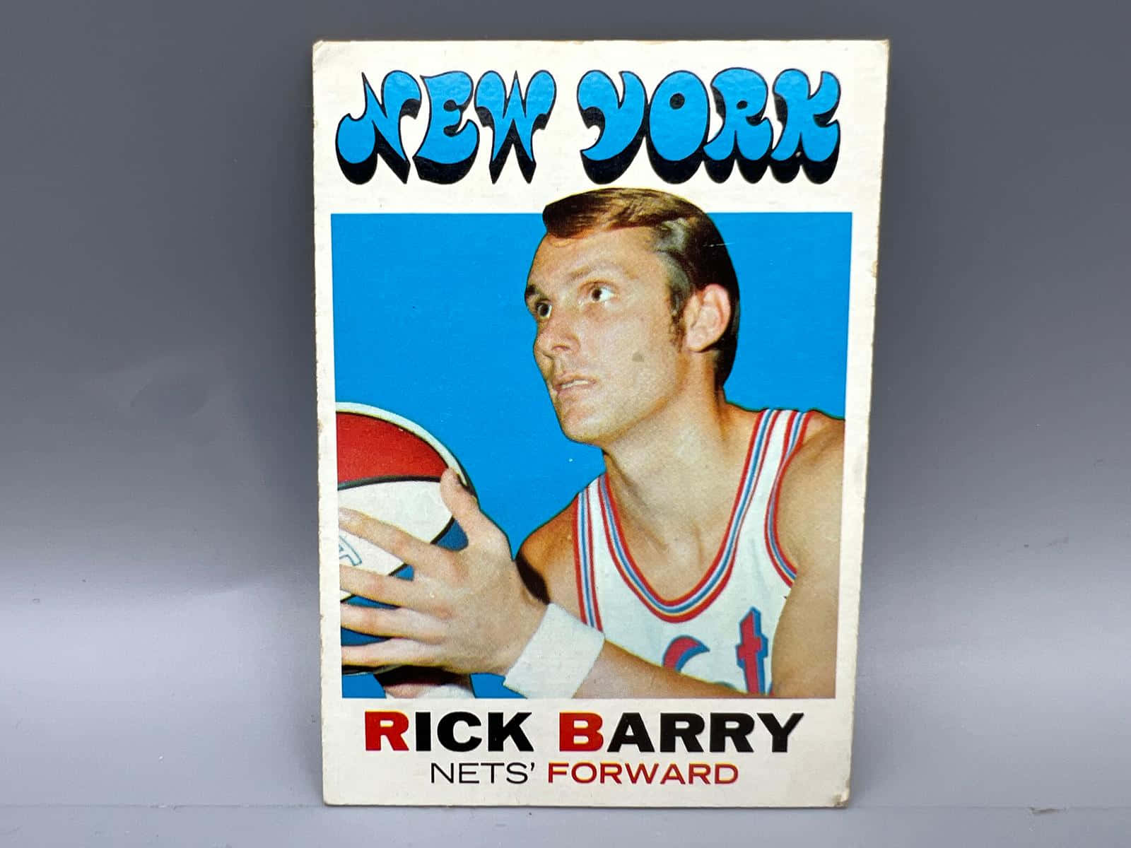 復古 Rick Barry 紐約籃網隊籃球卡 — NBA 壁紙