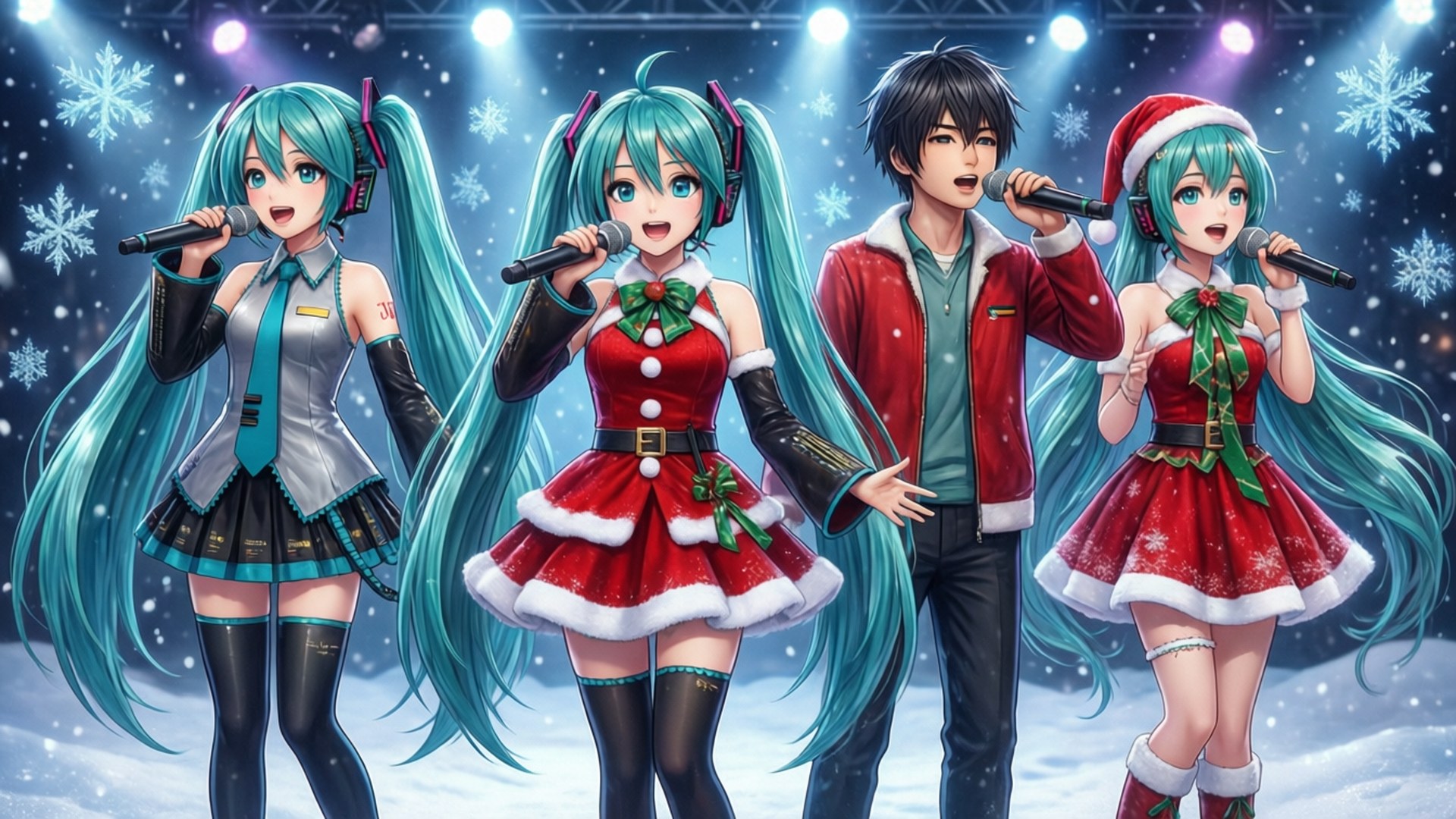 Vocaloid 聖誕演唱會 壁紙