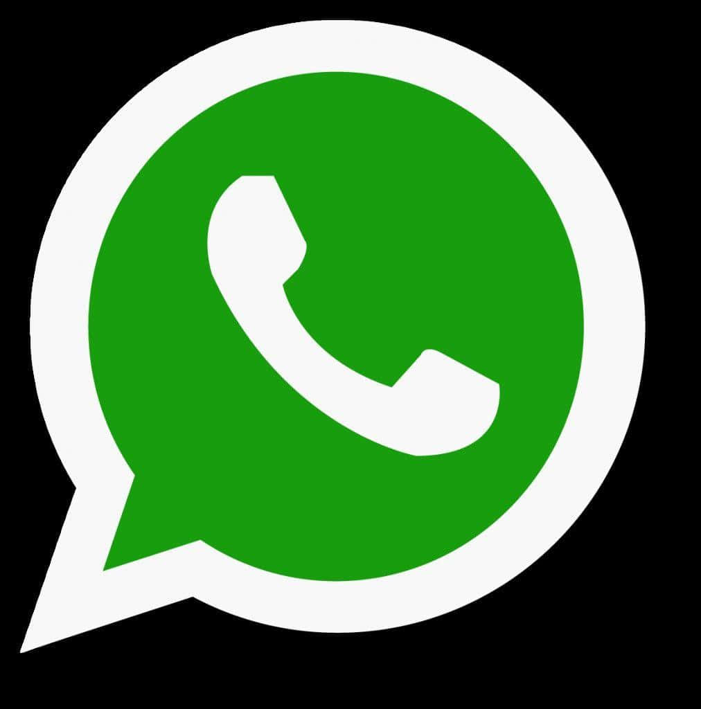 WhatsApp 標誌搭配綠色背景 壁紙
