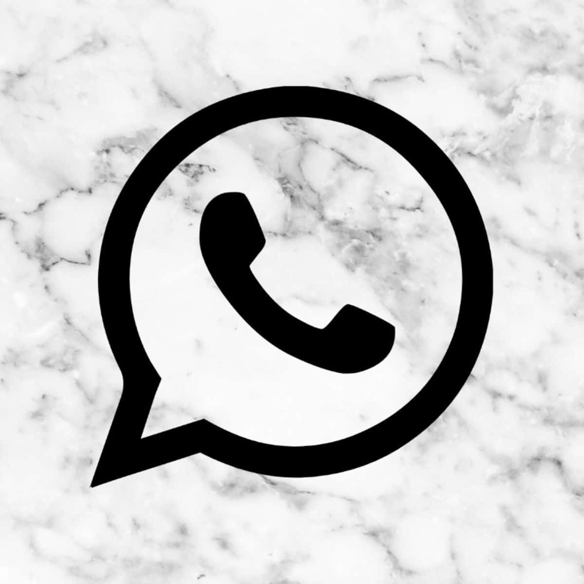 WhatsApp 標誌於大理石背景上 壁紙