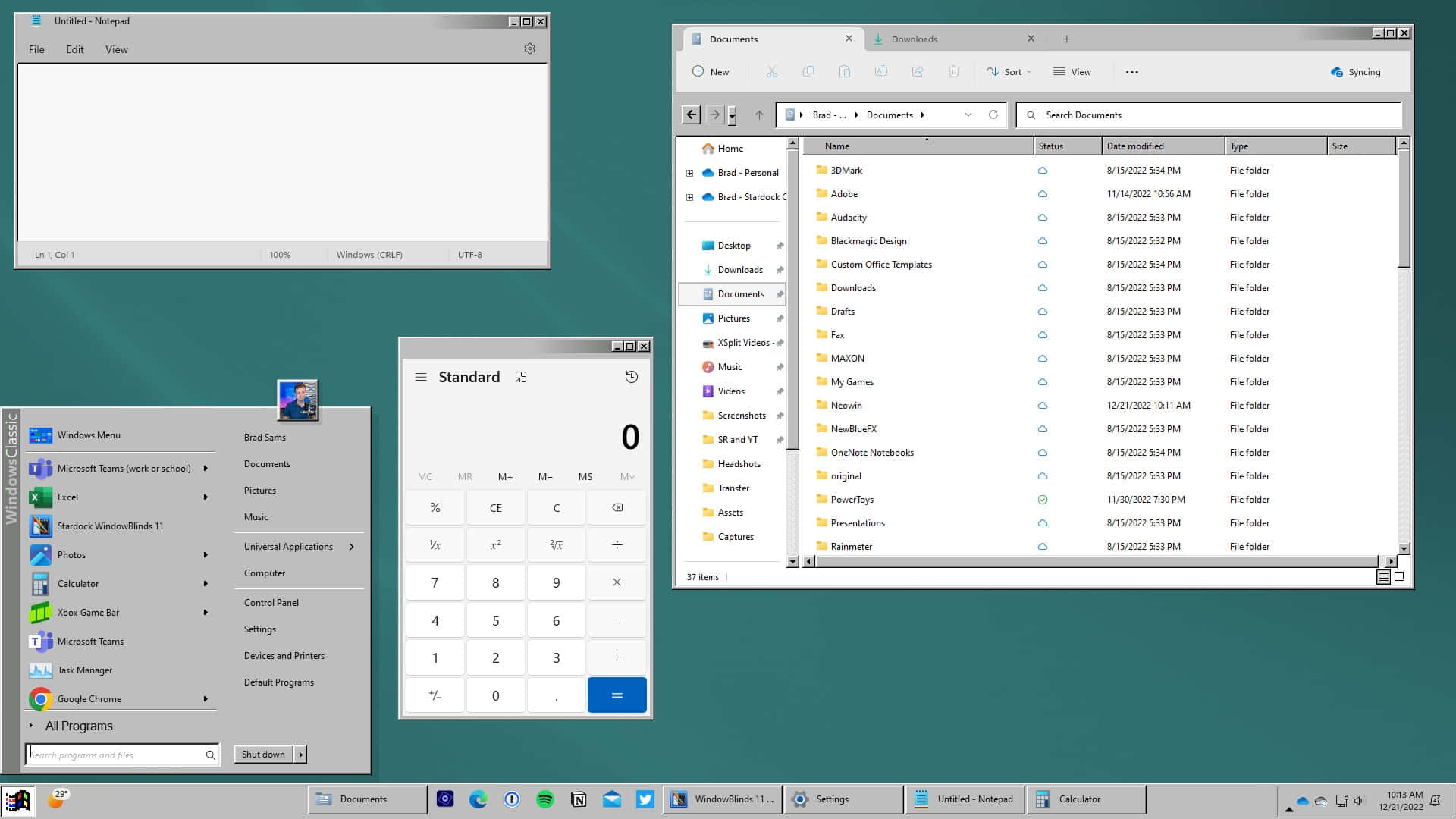 Windows 10 桌面，包含多種圖示與設定 壁紙