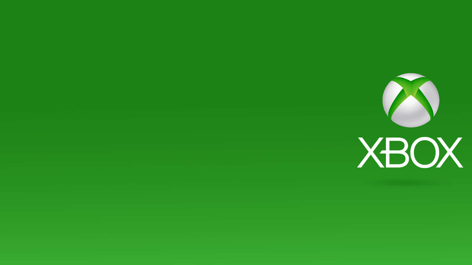 Xbox 標誌在綠色背景上 壁紙