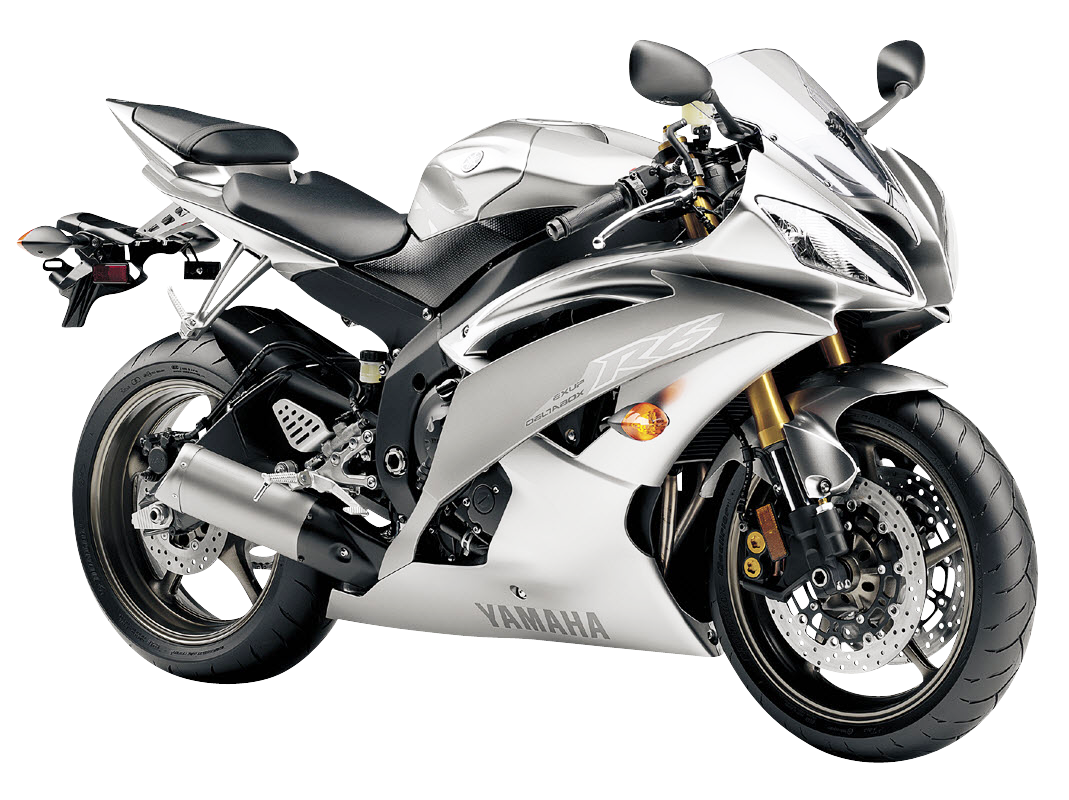 Yamaha 銀色仿賽機車模型 壁紙