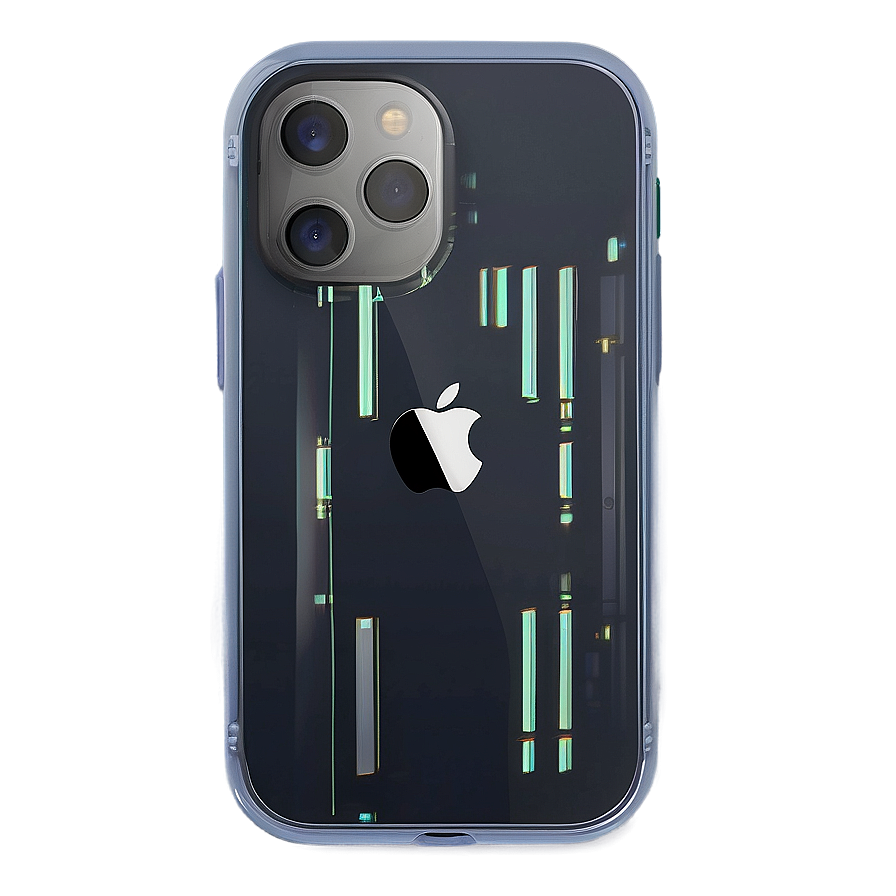 iPhone 配備發光青綠色燈條保護殼設計 — iPhone 11 壁紙
