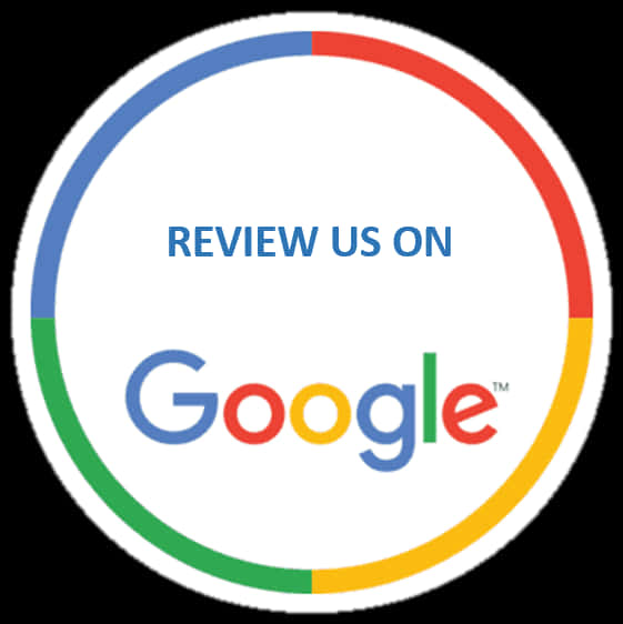 帶有彩色環和文字的 Google 評論徽章 — Google 壁紙